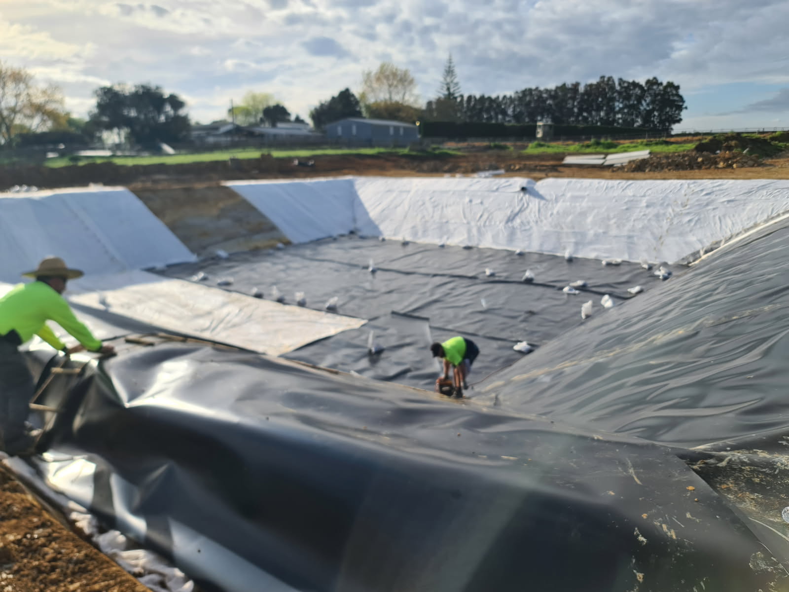 Effluent Pond Lining