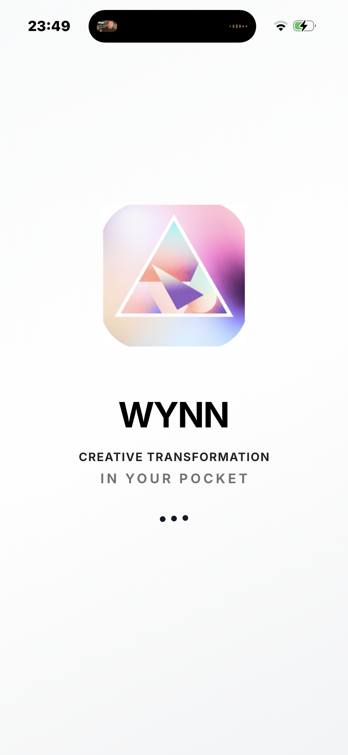 WYNN splash screen
