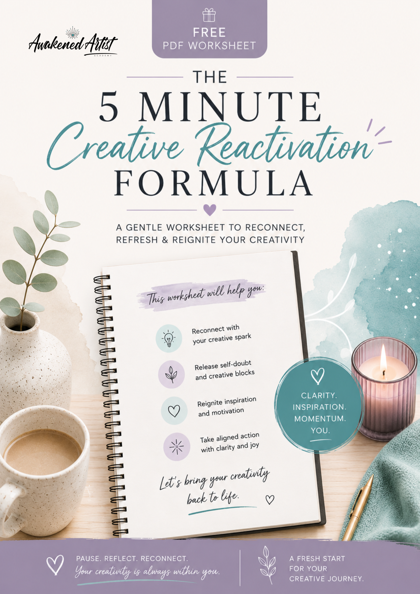 The 5 Minute Creative Reactivation Formula — free PDF worksheet