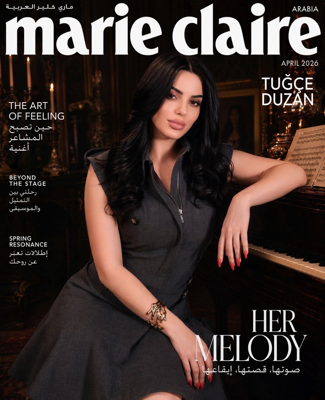 Marie Claire Arabia Nisan 2026 — Her Melody