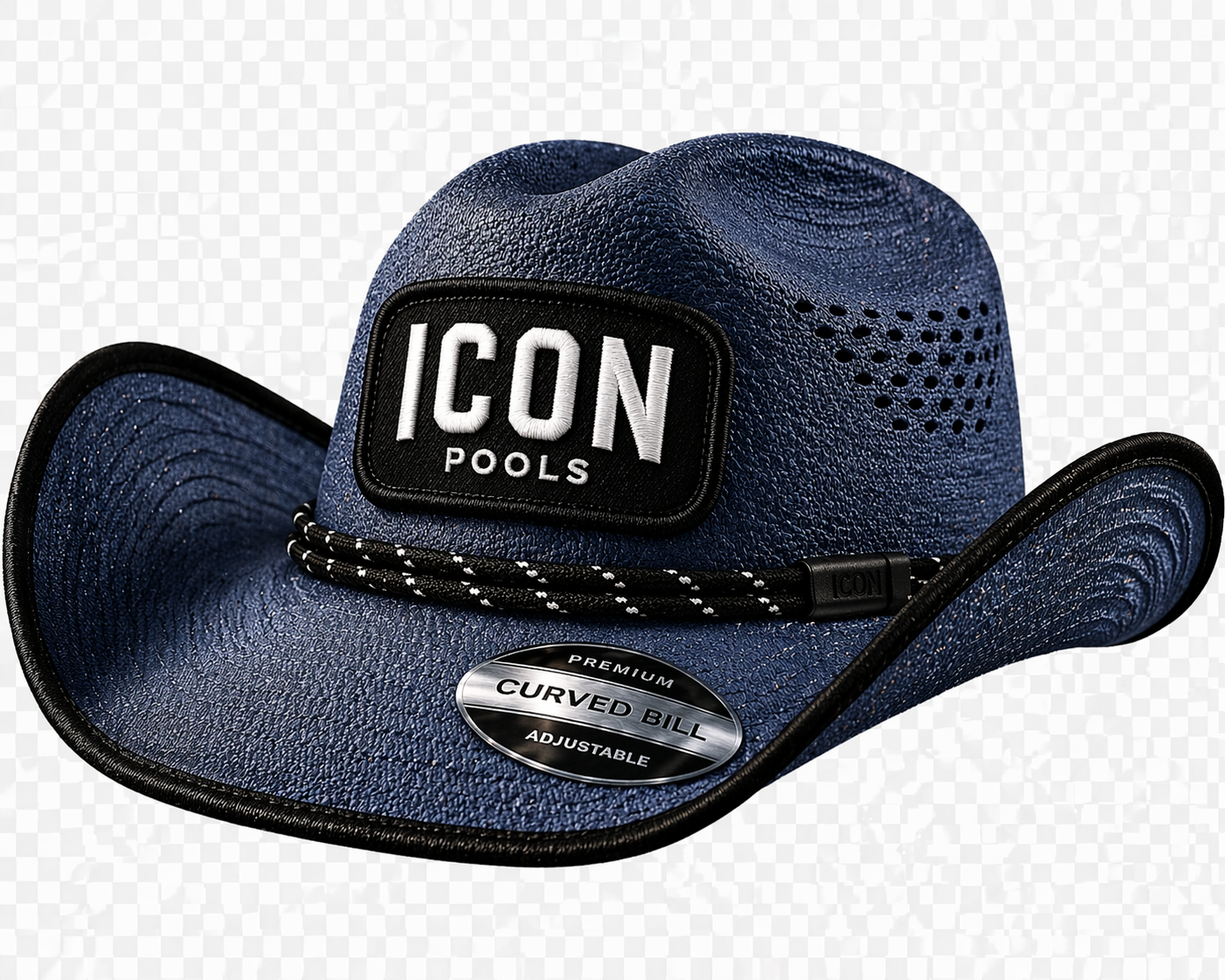 Navy Blue Cowboy Hat