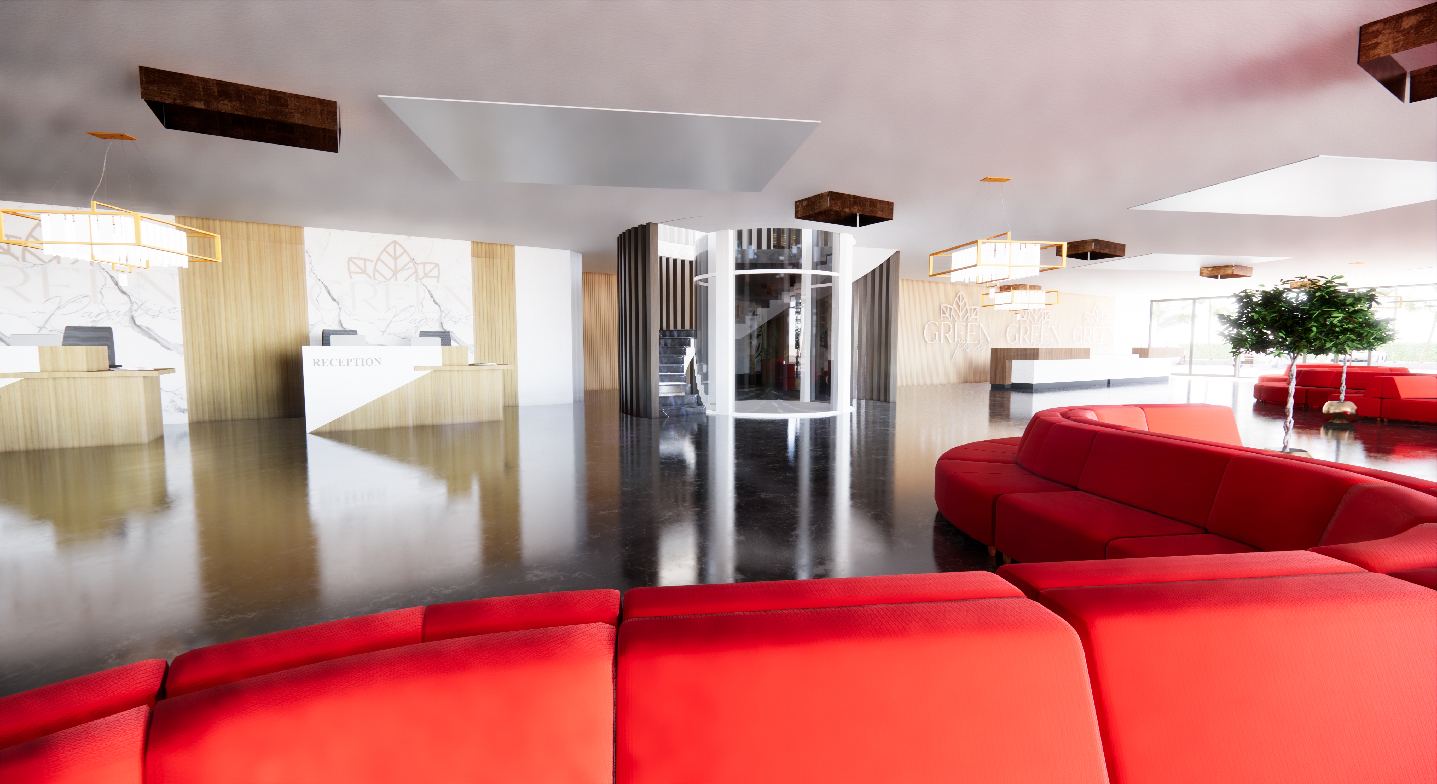 Lobby vista panoramica