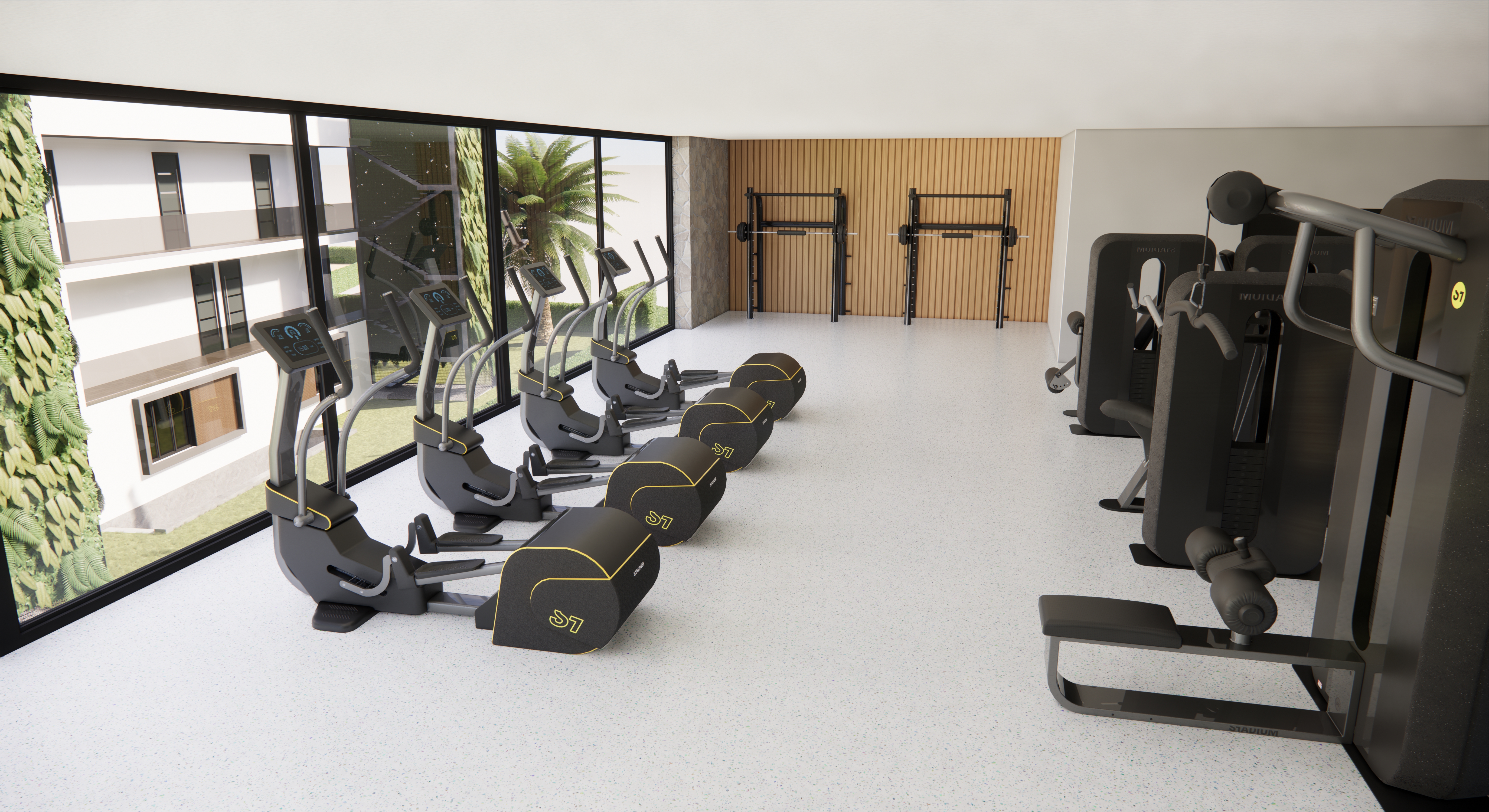 Pulley Stadium + cyclette indoor