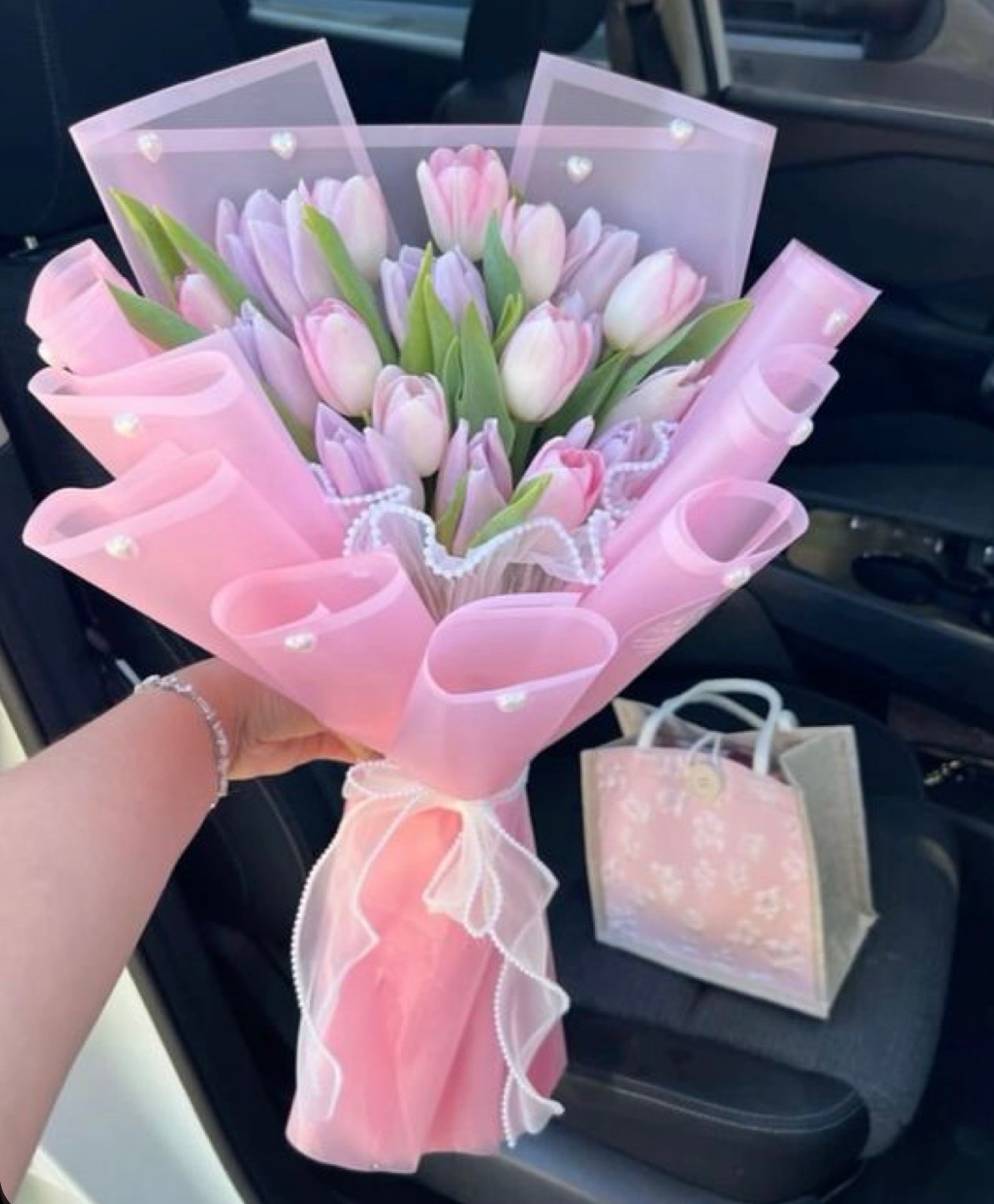 Pink Tulips bouquet