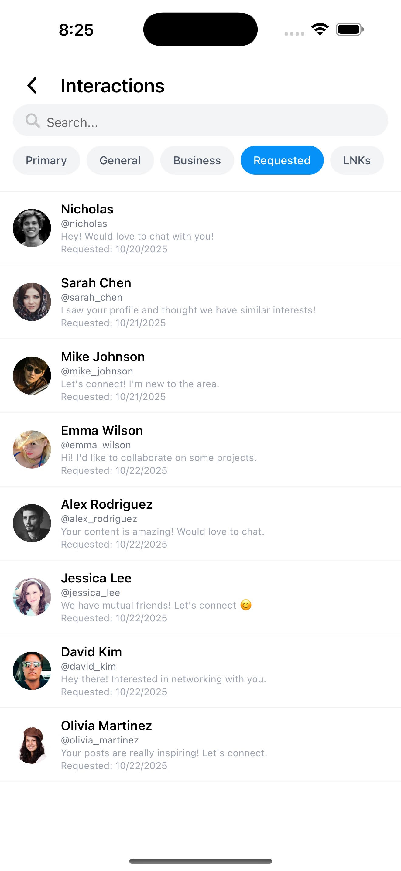Chat List