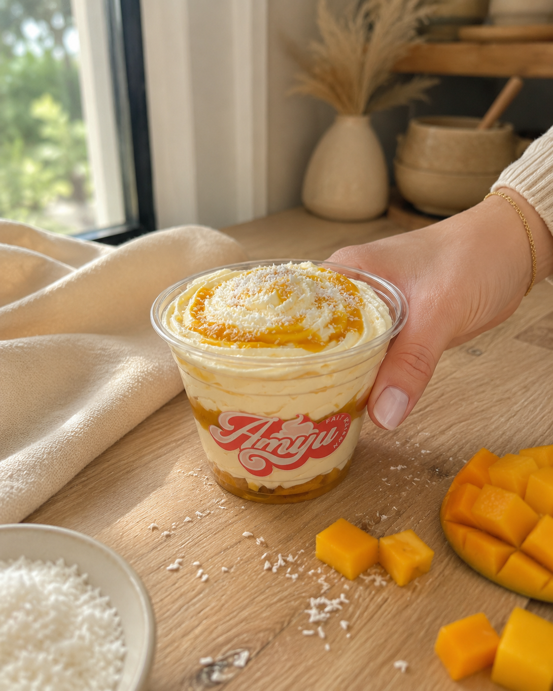 Tiramisu artisanal Amyu — création gourmande n°8