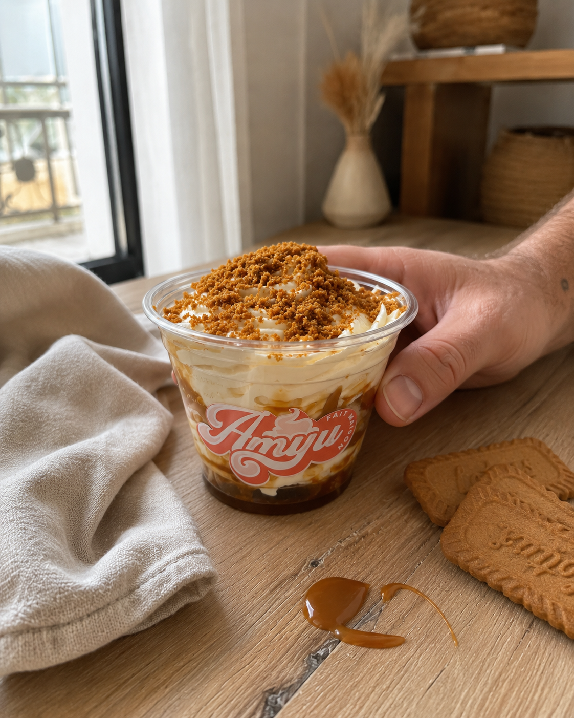 Tiramisu artisanal Amyu — création gourmande n°6