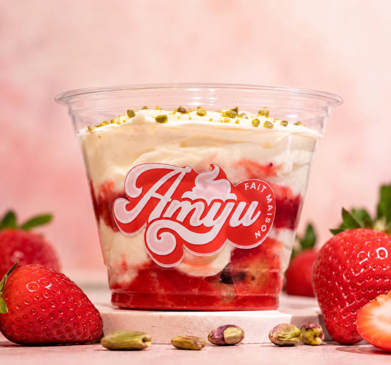 Tiramisu Fraise Pistache