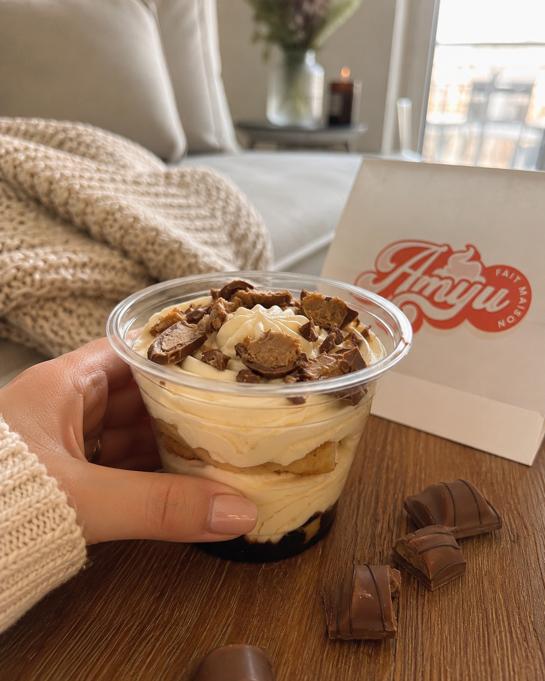 Tiramisu artisanal Amyu — création gourmande n°5