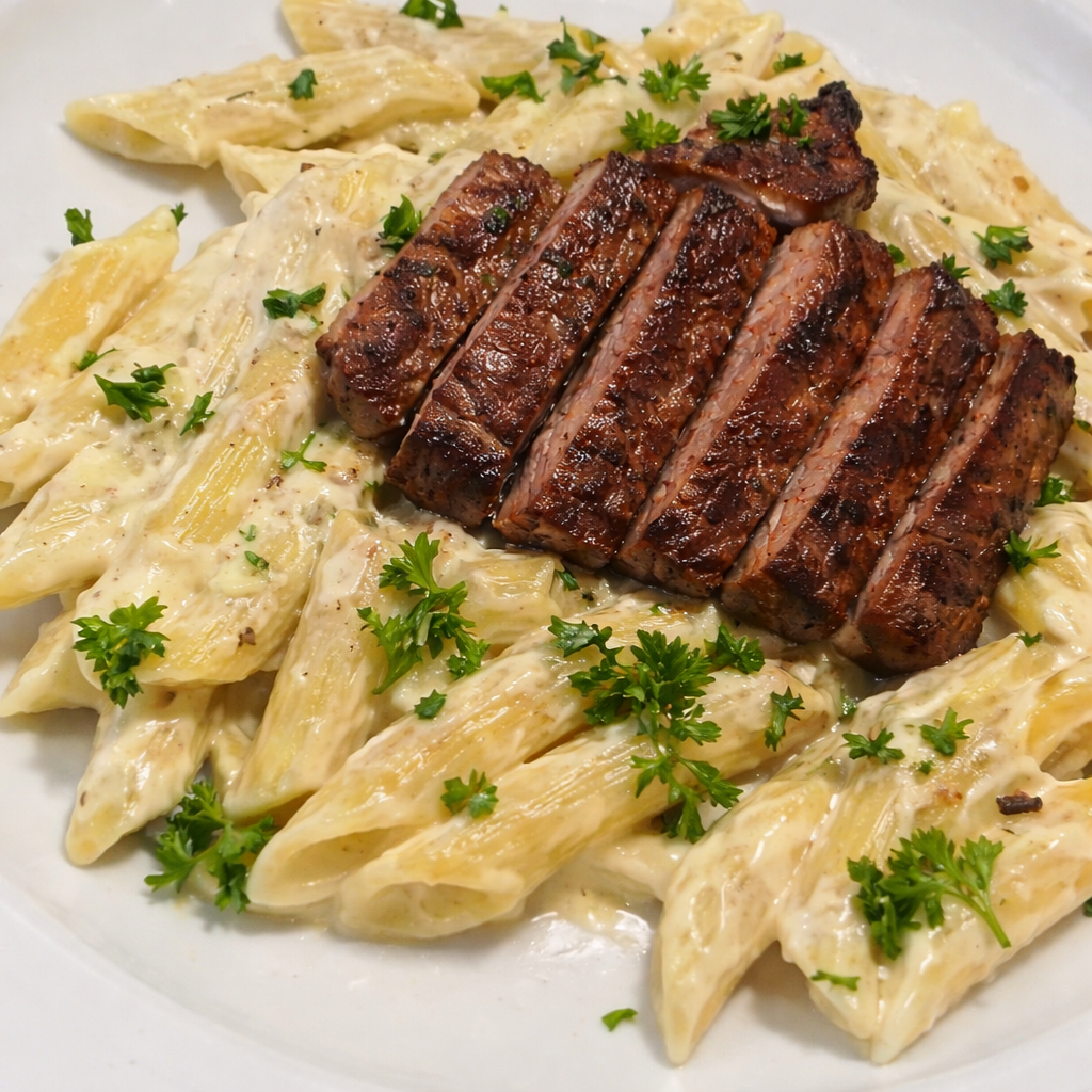 Steak Alfredo