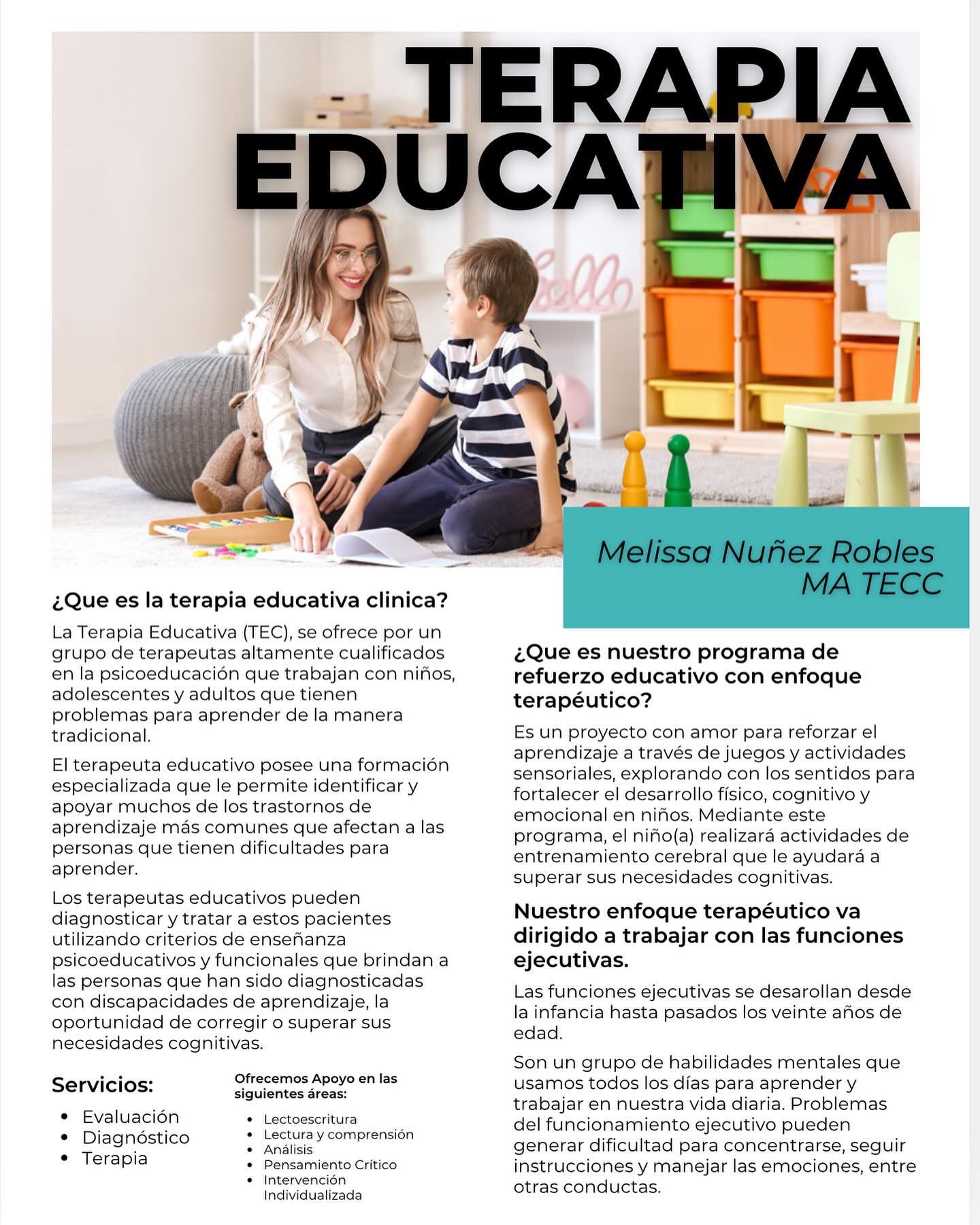 Terapia Educativa Clínica: información importante