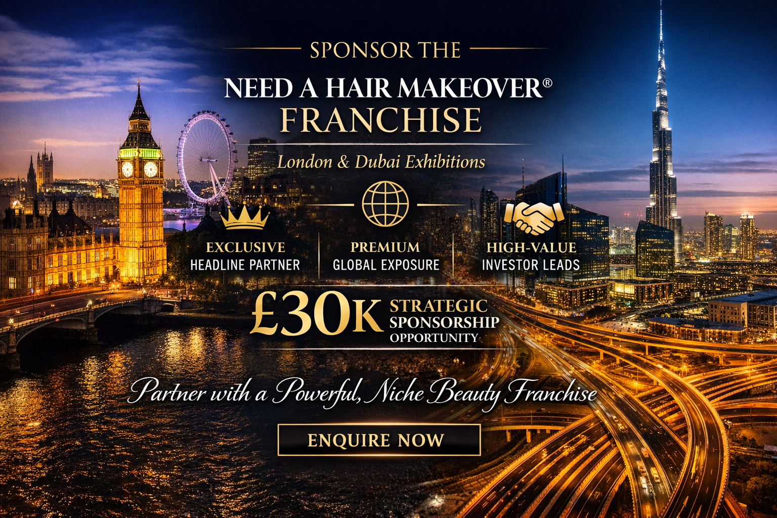 Sponsor our Dubai London Franchise Exhibition