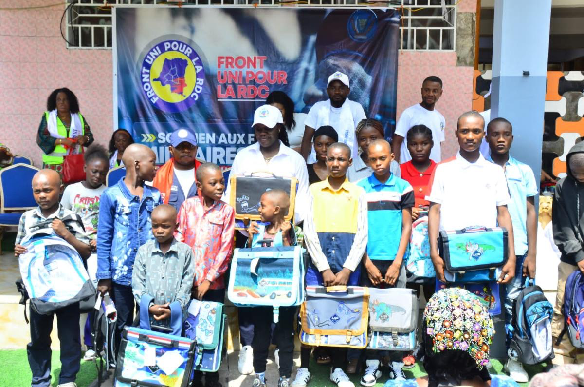 Kinshasa : Le Front Uni pour la RDC apporte une assistance aux familles des militaires et blessés de guerre