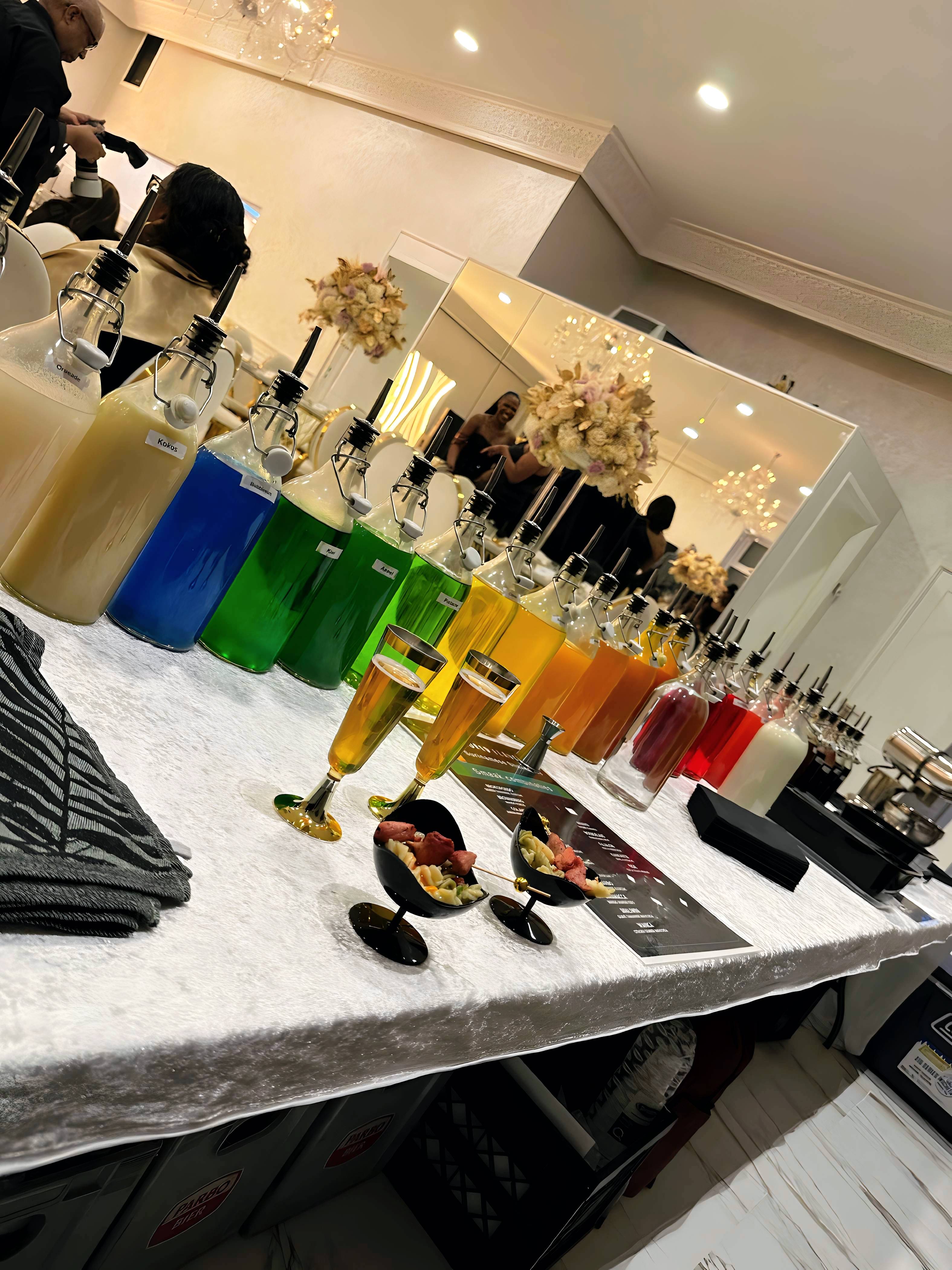Tailored Flavours evenement setup