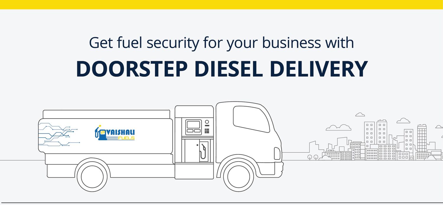 Vaishali Fuels doorstep diesel delivery bowser — side profile