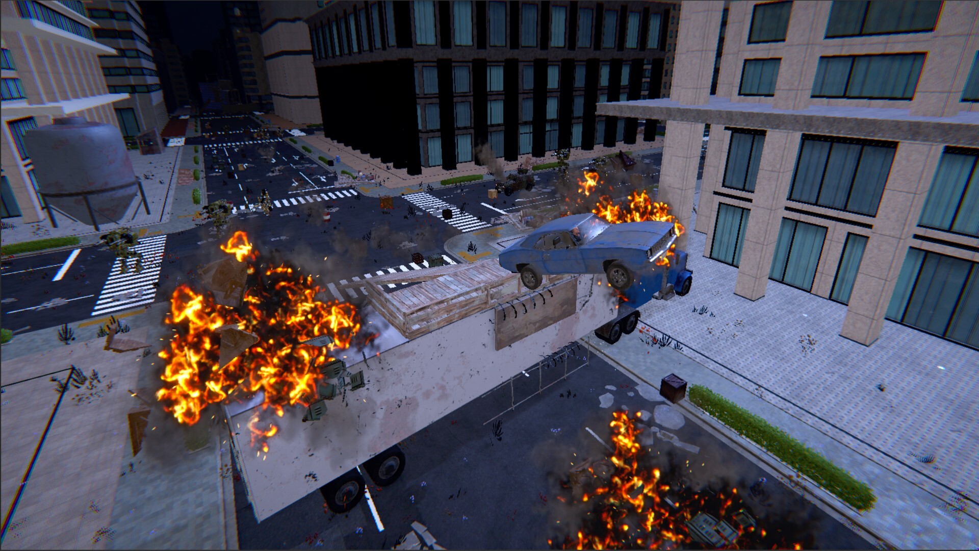 Explosive moments across the city