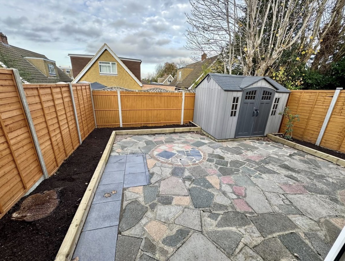 Crazy Paving Patio