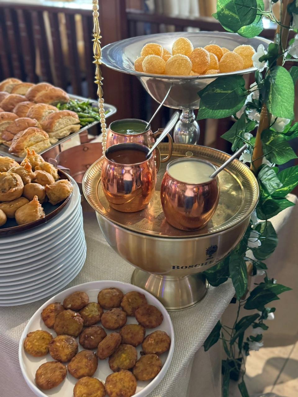 Pani puri and chaat station