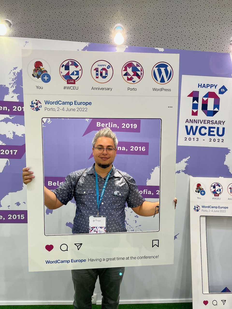 Guillermo Figueroa Mesa at WordCamp Europe, Porto