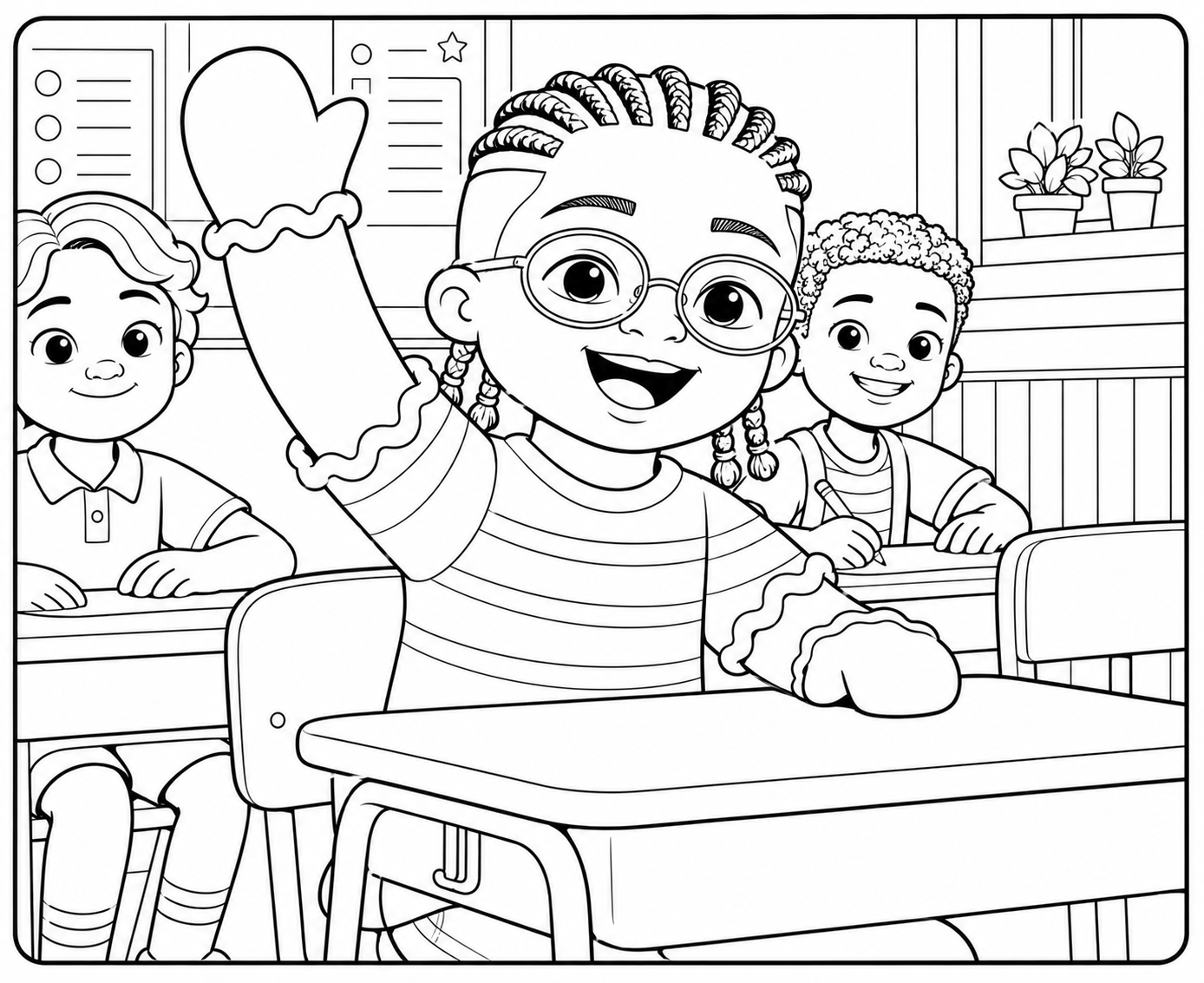 Raising My Hand in Class