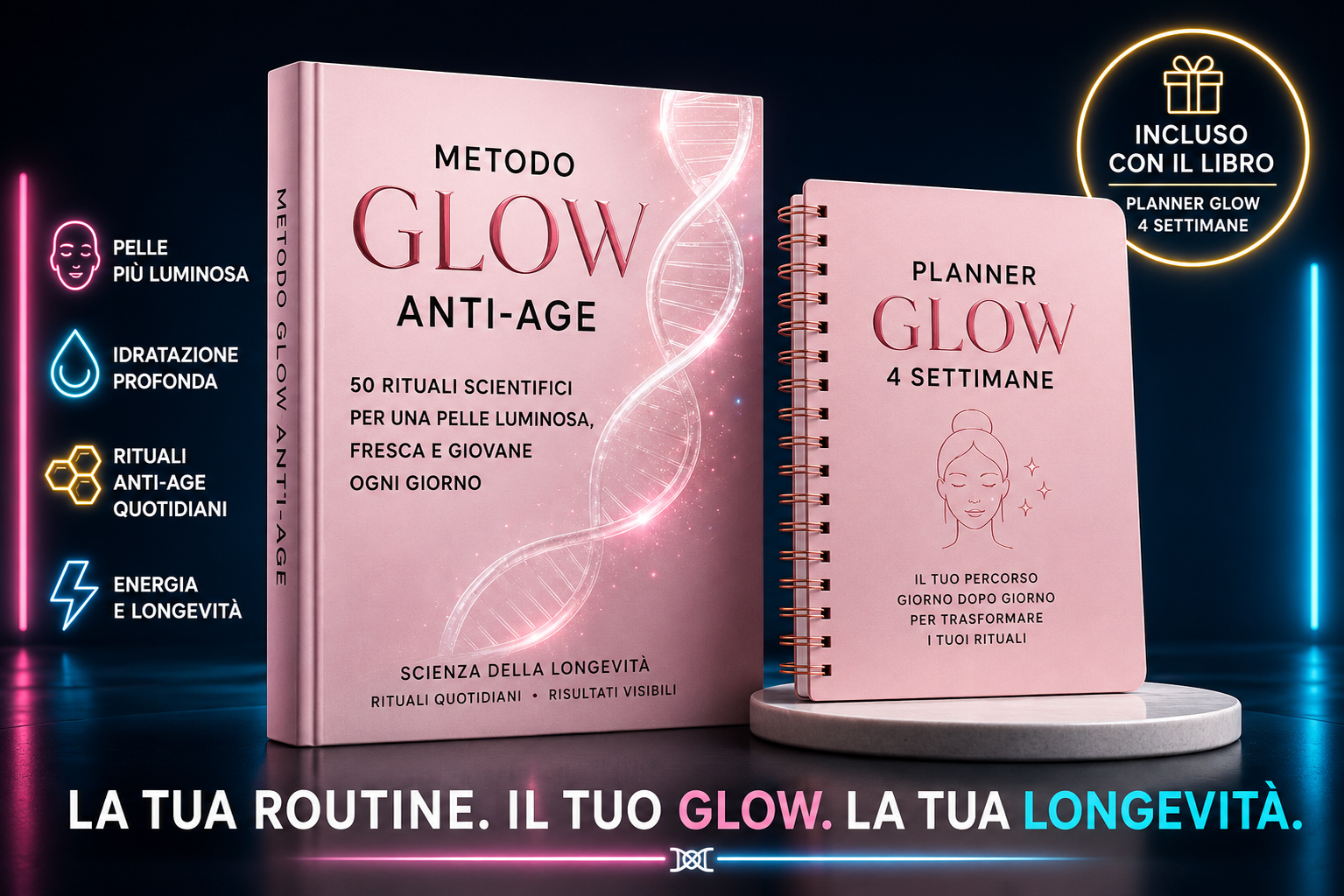Metodo Glow Anti-Age — libro + Planner Glow bonus