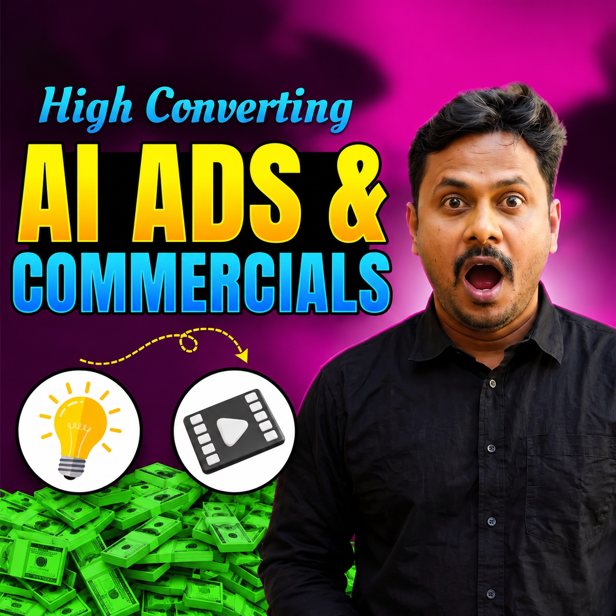 High Converting AI Ads & Commercials — Gold Mind Business