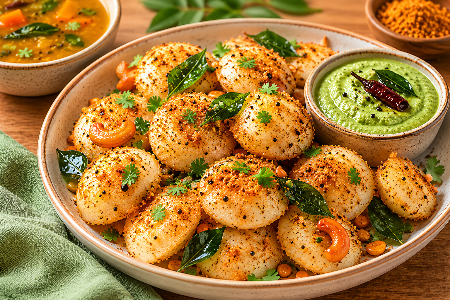 Millet Idli Bites