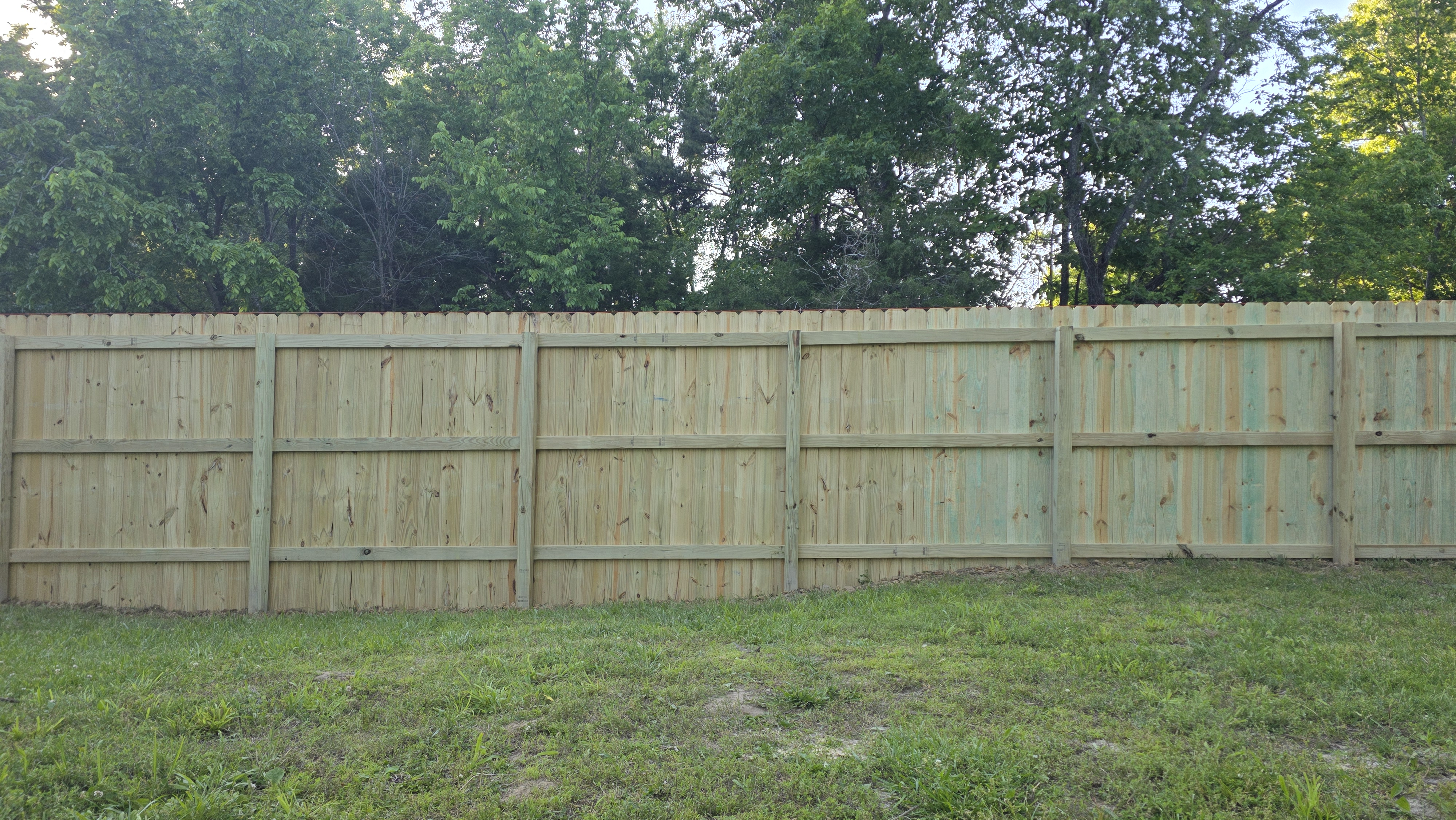 Privacy Fence — Finished