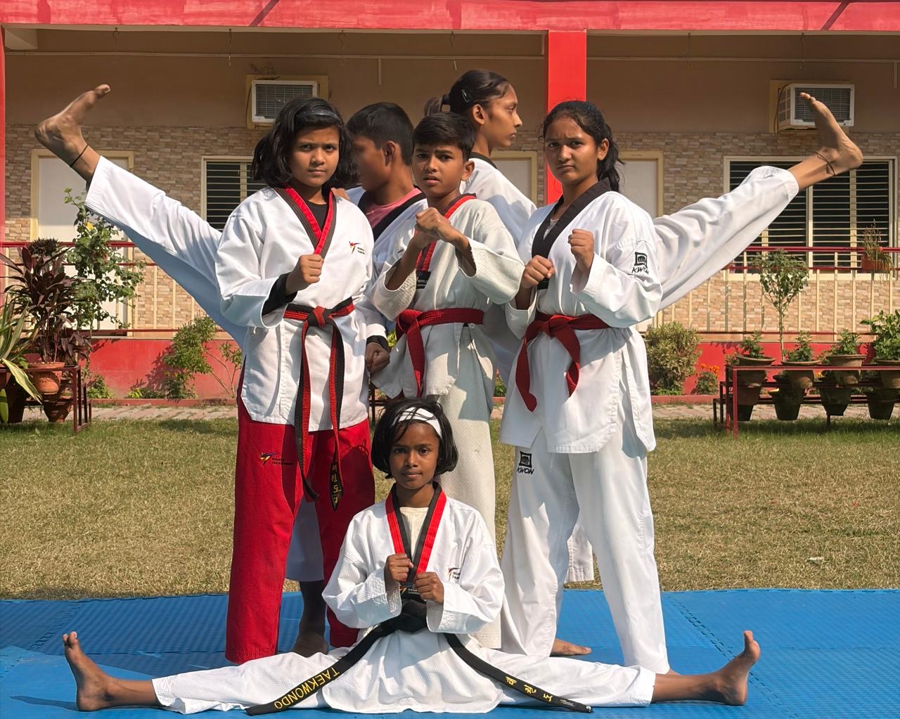Students Practice Formation