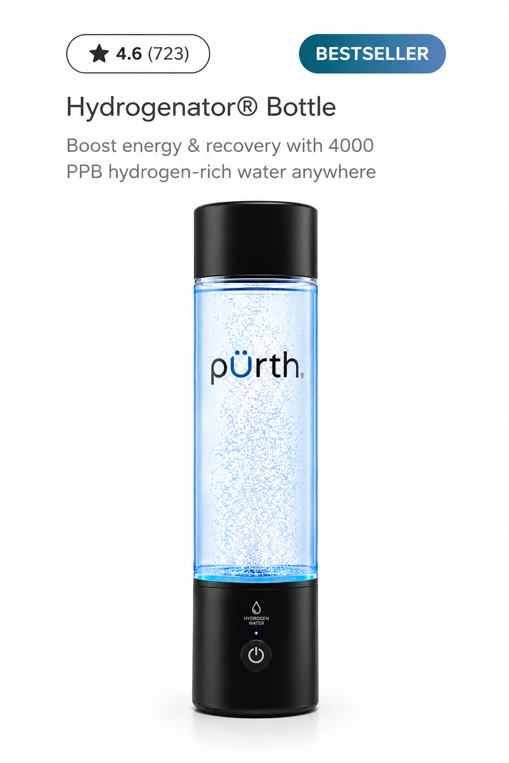 Portable Hydrogen Water — Earn 60%