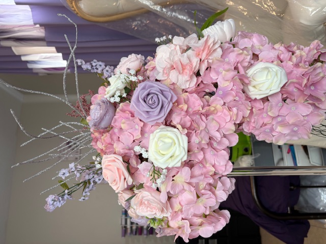 Hem of Grace Events Florida luxury event designer floral arrangement