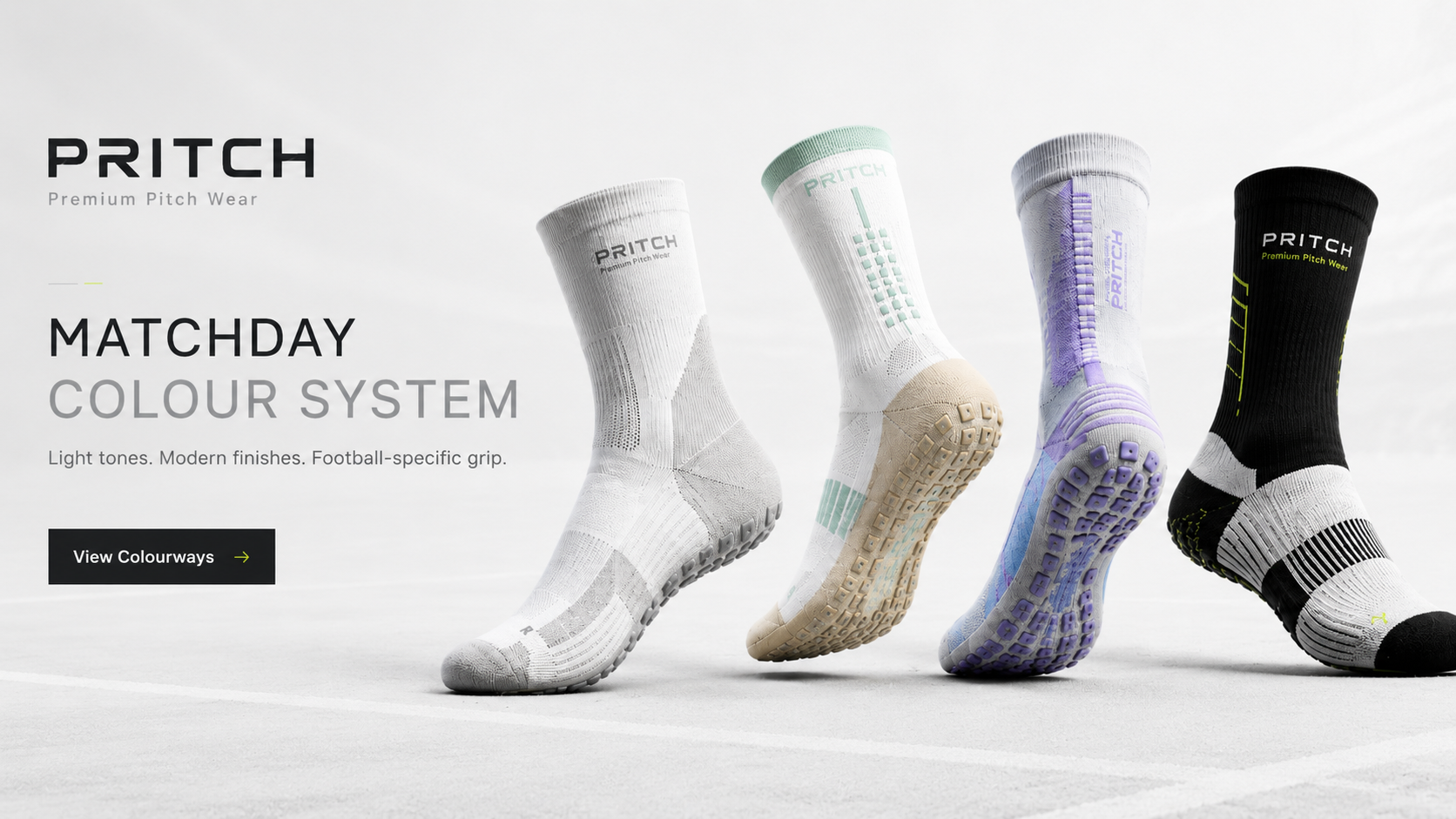 Matchday Colour System — pick your pairing.