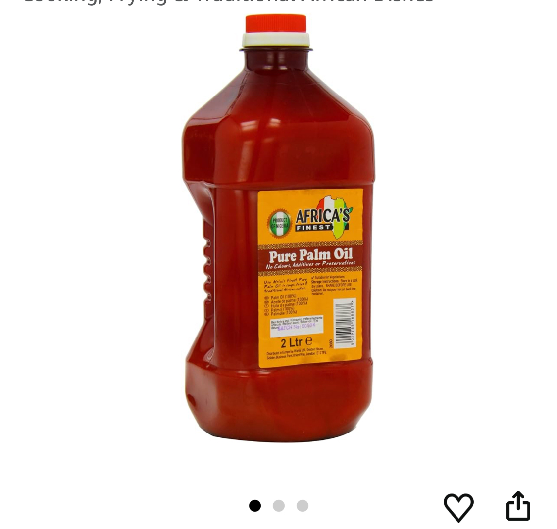 Africa's Finest Pure Palm Oil 2L