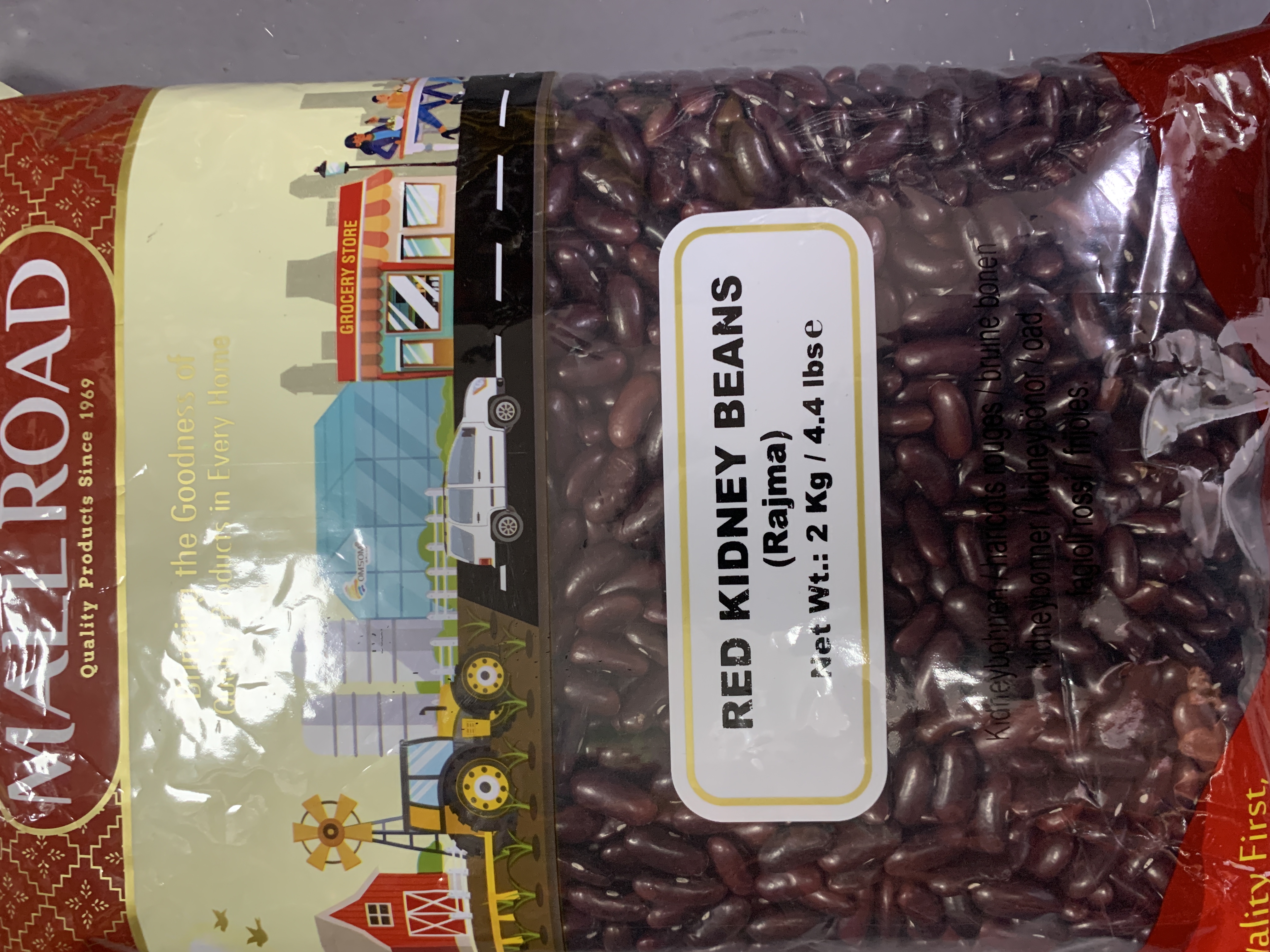 Mall Road Red Kidney Beans (Rajma) 2kg