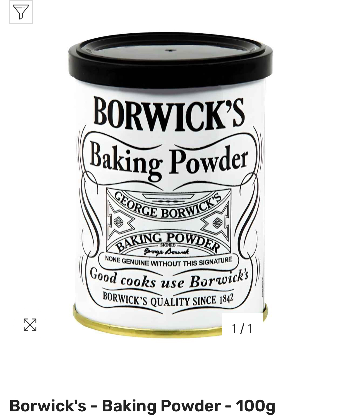 Borwick's Baking Powder 100g