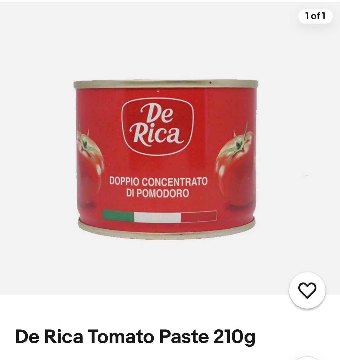 De Rica Tomato Paste 210g