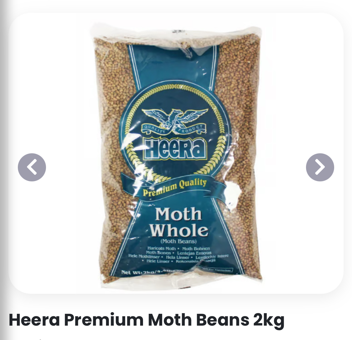 Heera Moth Whole (Moth Beans) 2kg