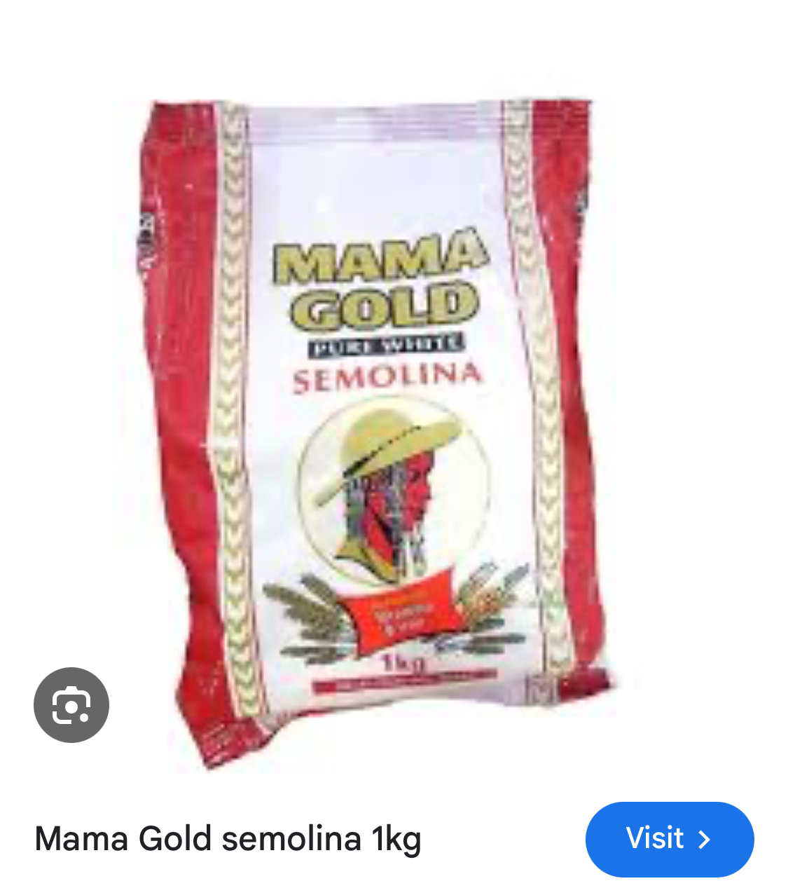 Mama Gold Pure White Semolina 1kg