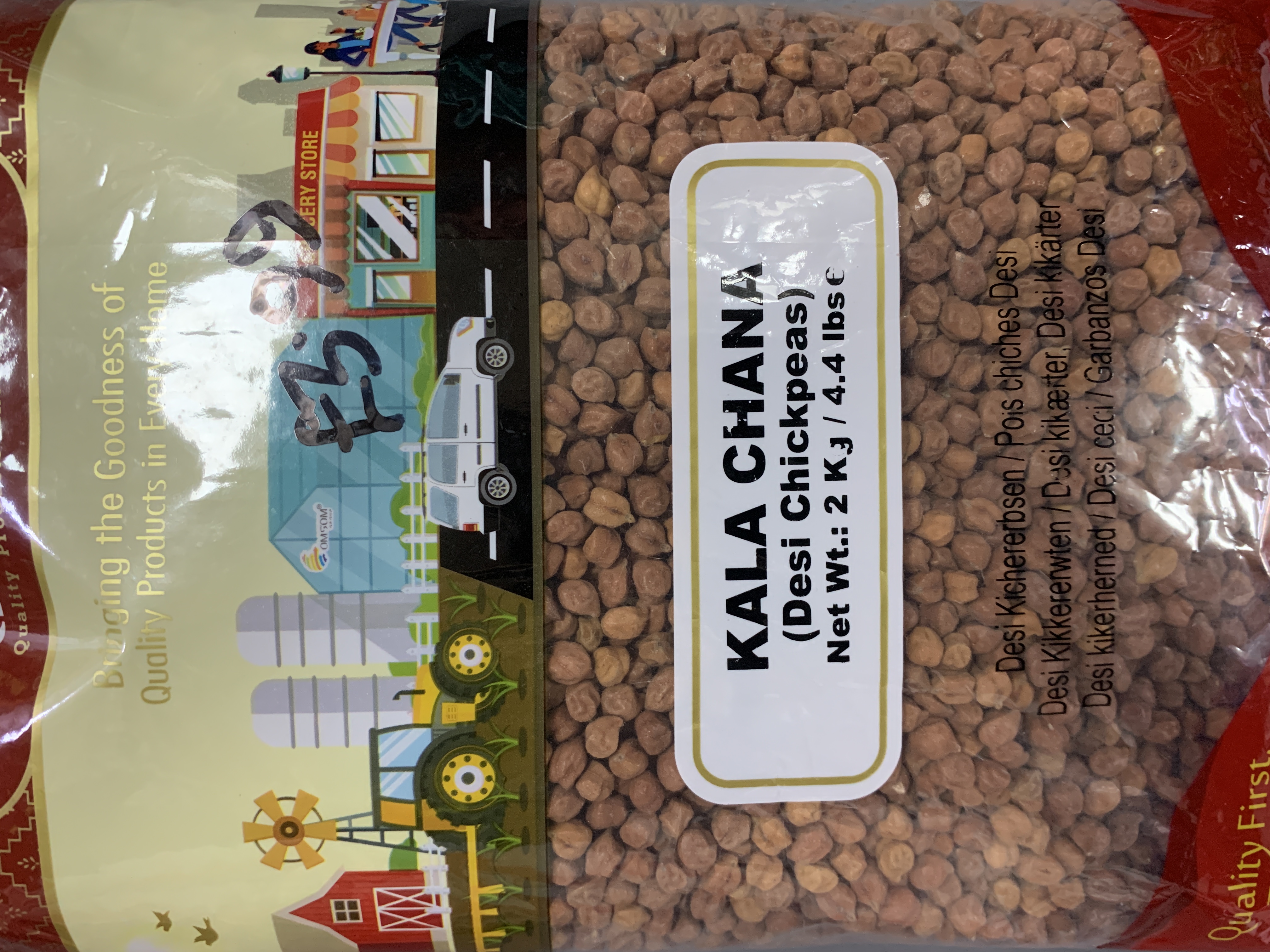 Mall Road Kala Chana (Desi Chickpeas) 2kg