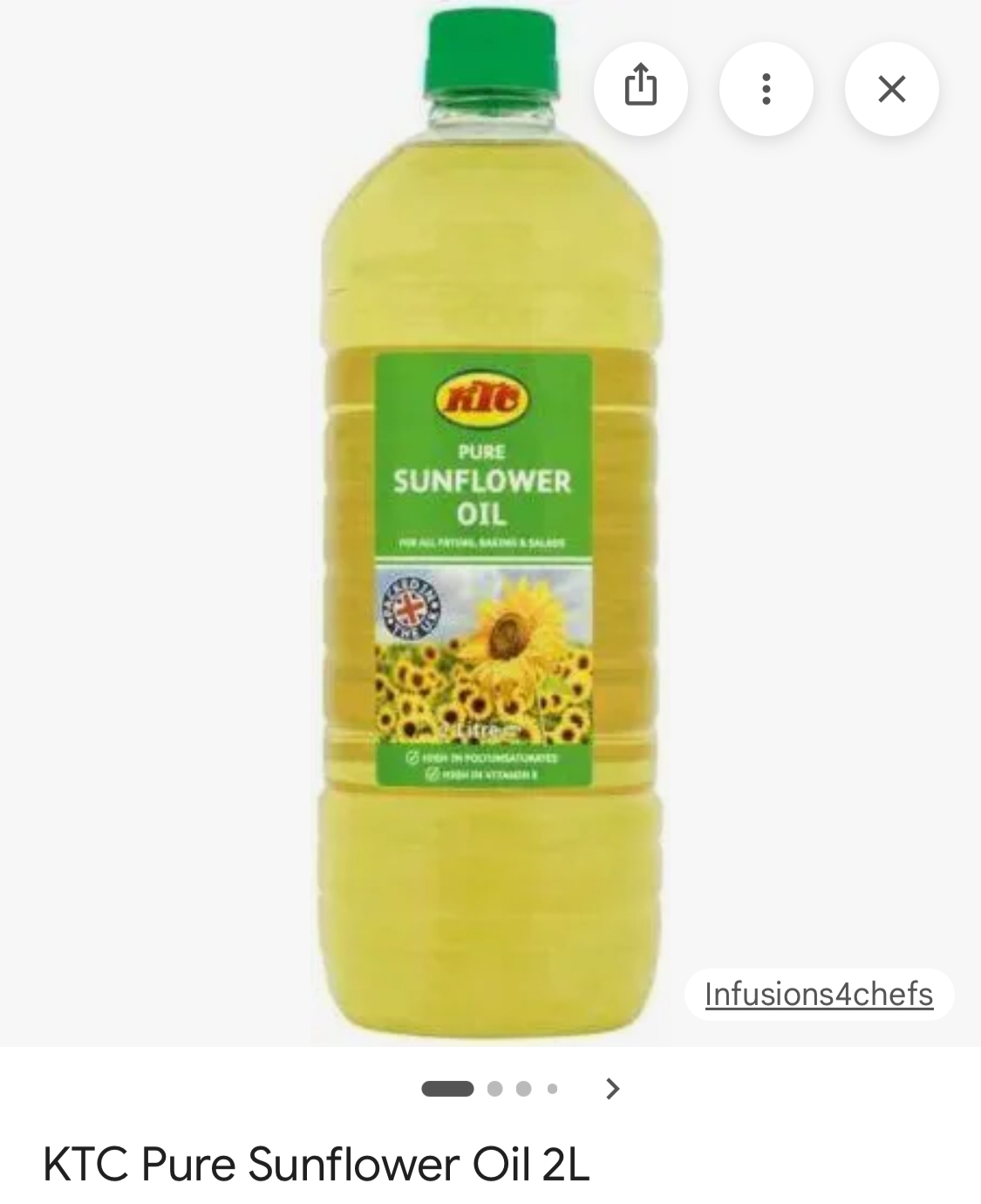 KTC Pure Sunflower Oil 2L