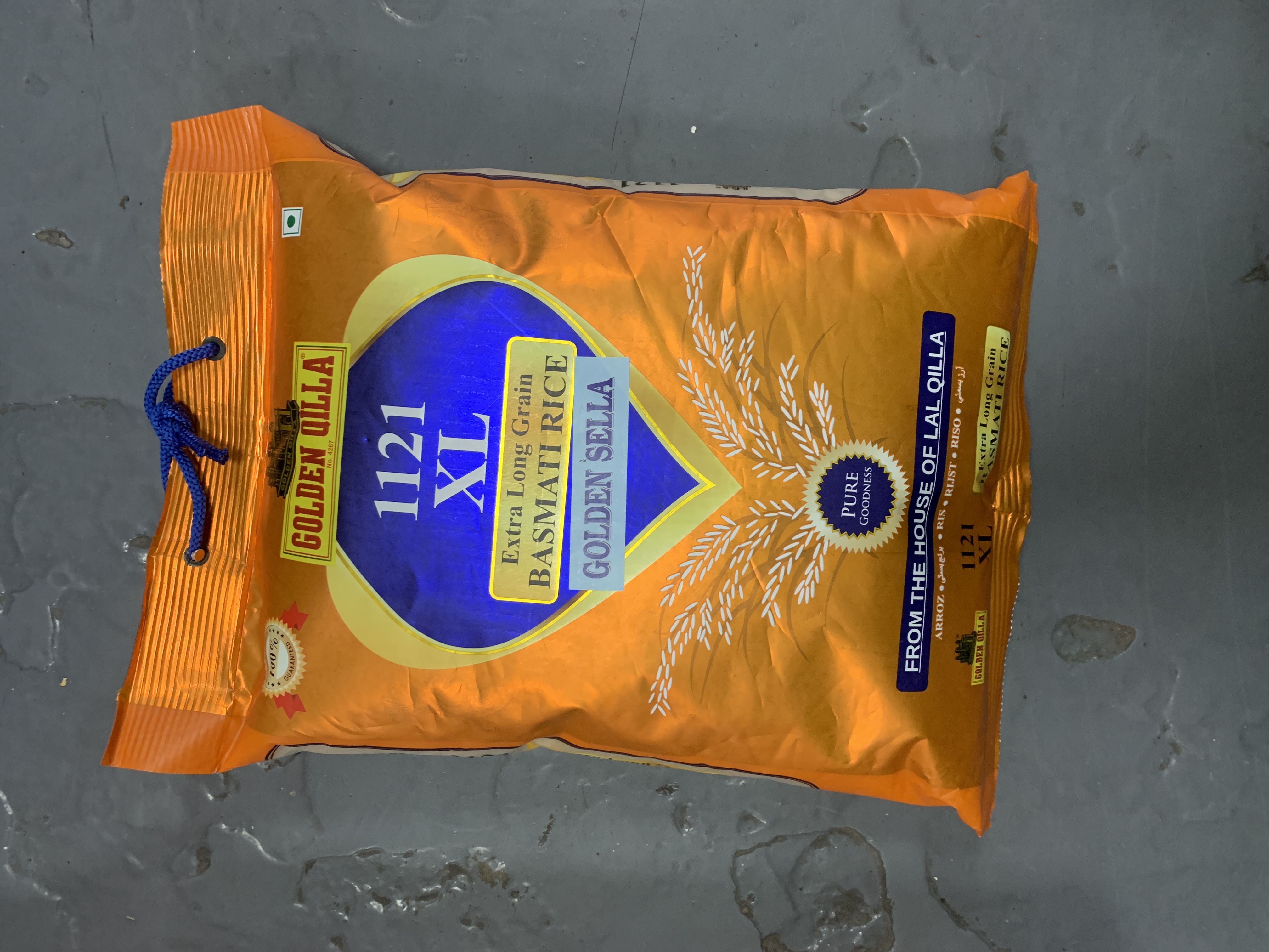 Golden Qilla 1121 XL Extra Long Grain Basmati Rice 10kg