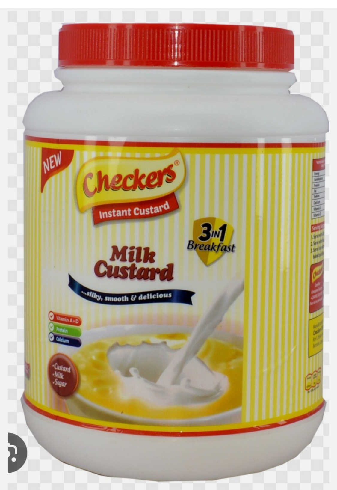 Checkers Instant Custard 3-in-1 Milk Custard 2kg