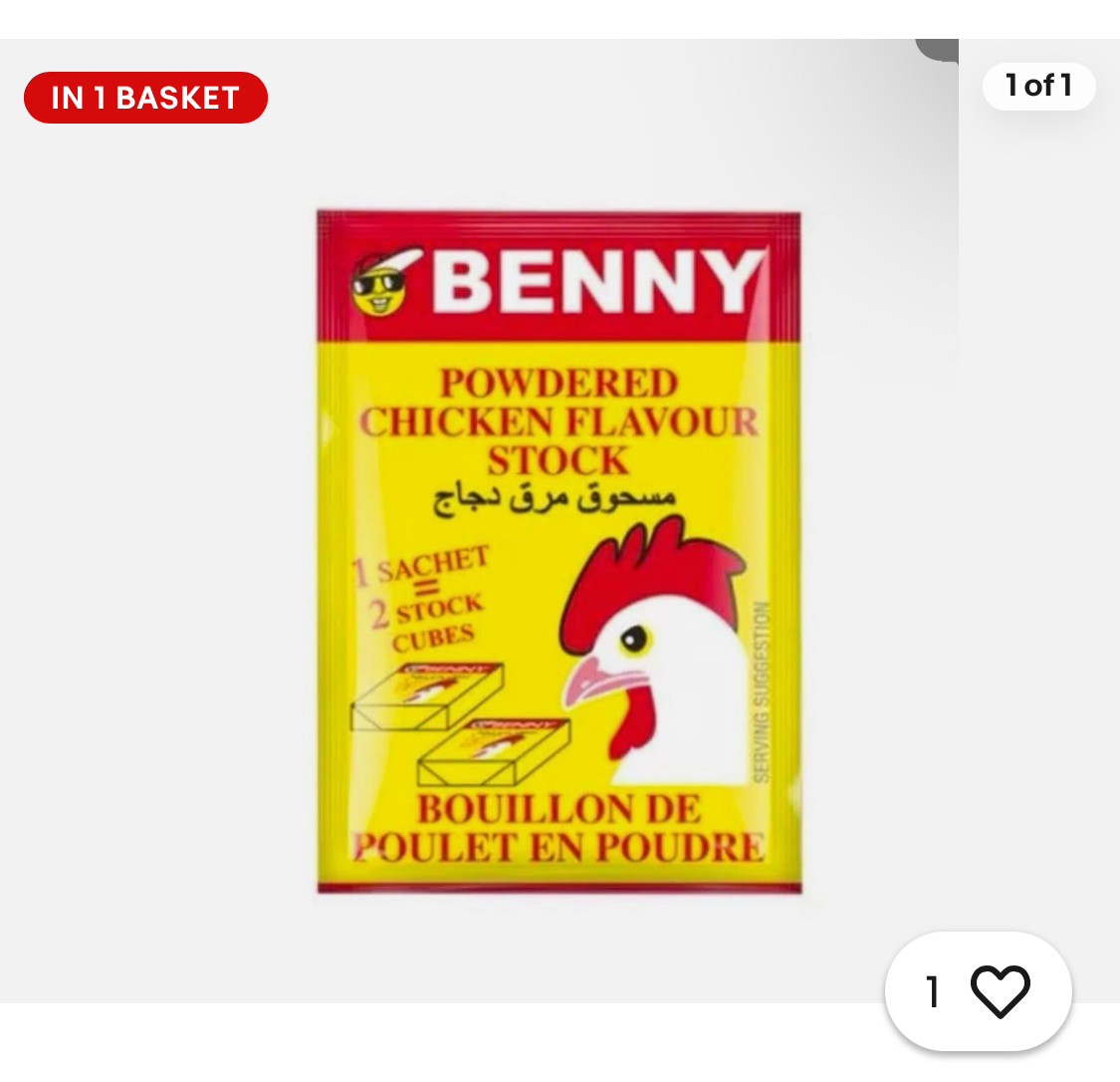 Benny Powdered Chicken Flavour Stock Sachets