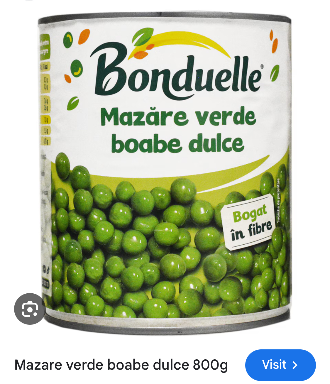 Bonduelle Garden Peas 800g