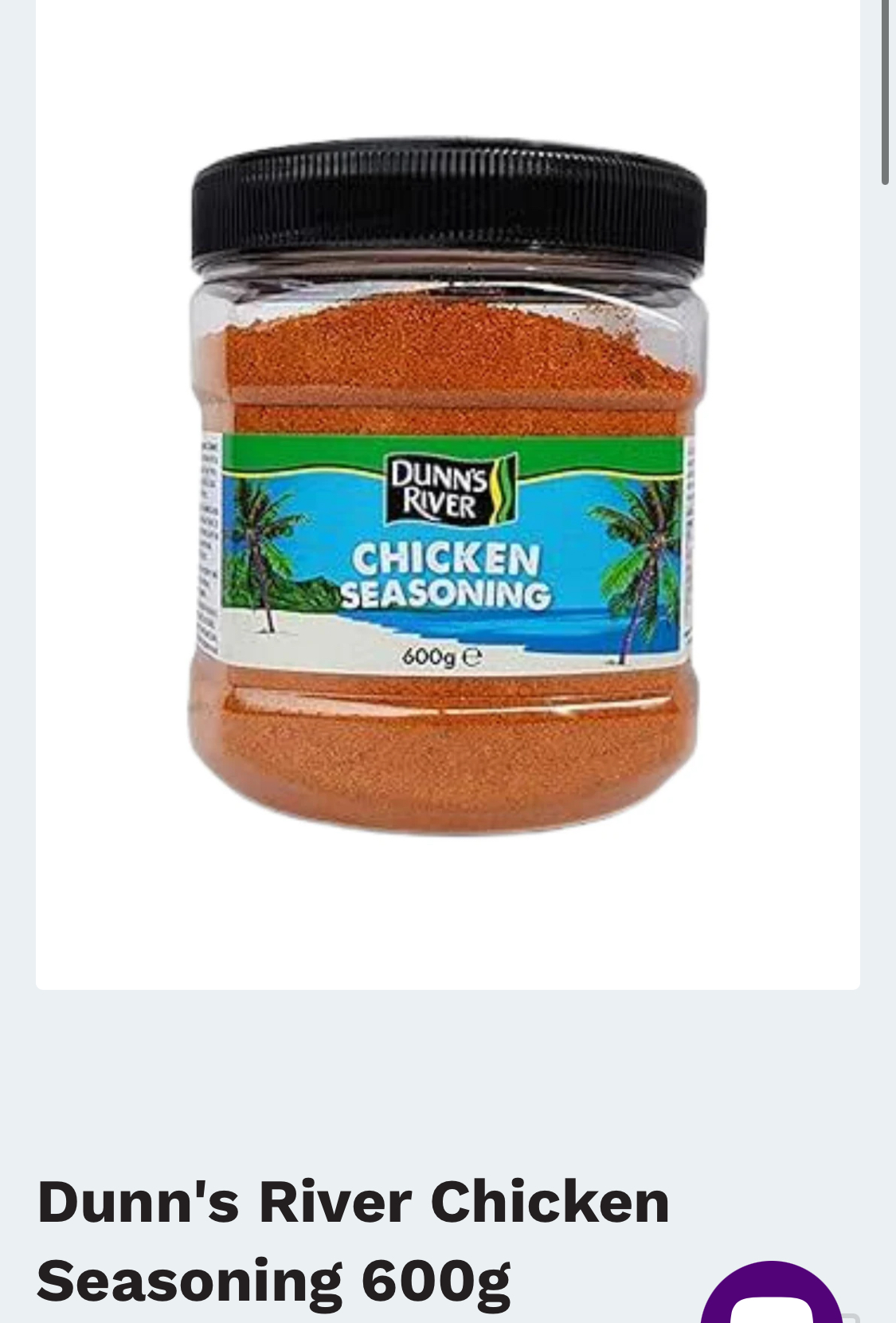 Dunn's River Chicken Seasoning 600g