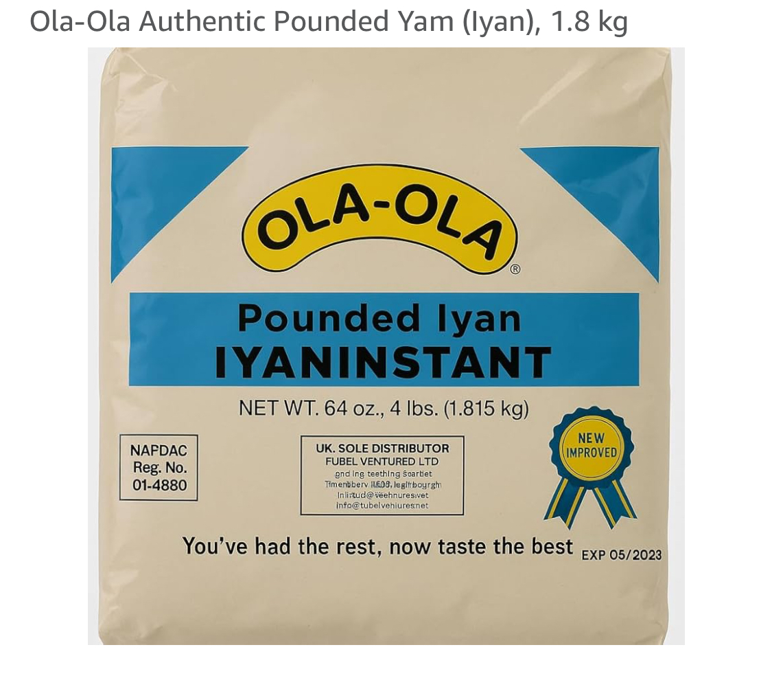 Ola-Ola Authentic Pounded Iyan 1.8kg