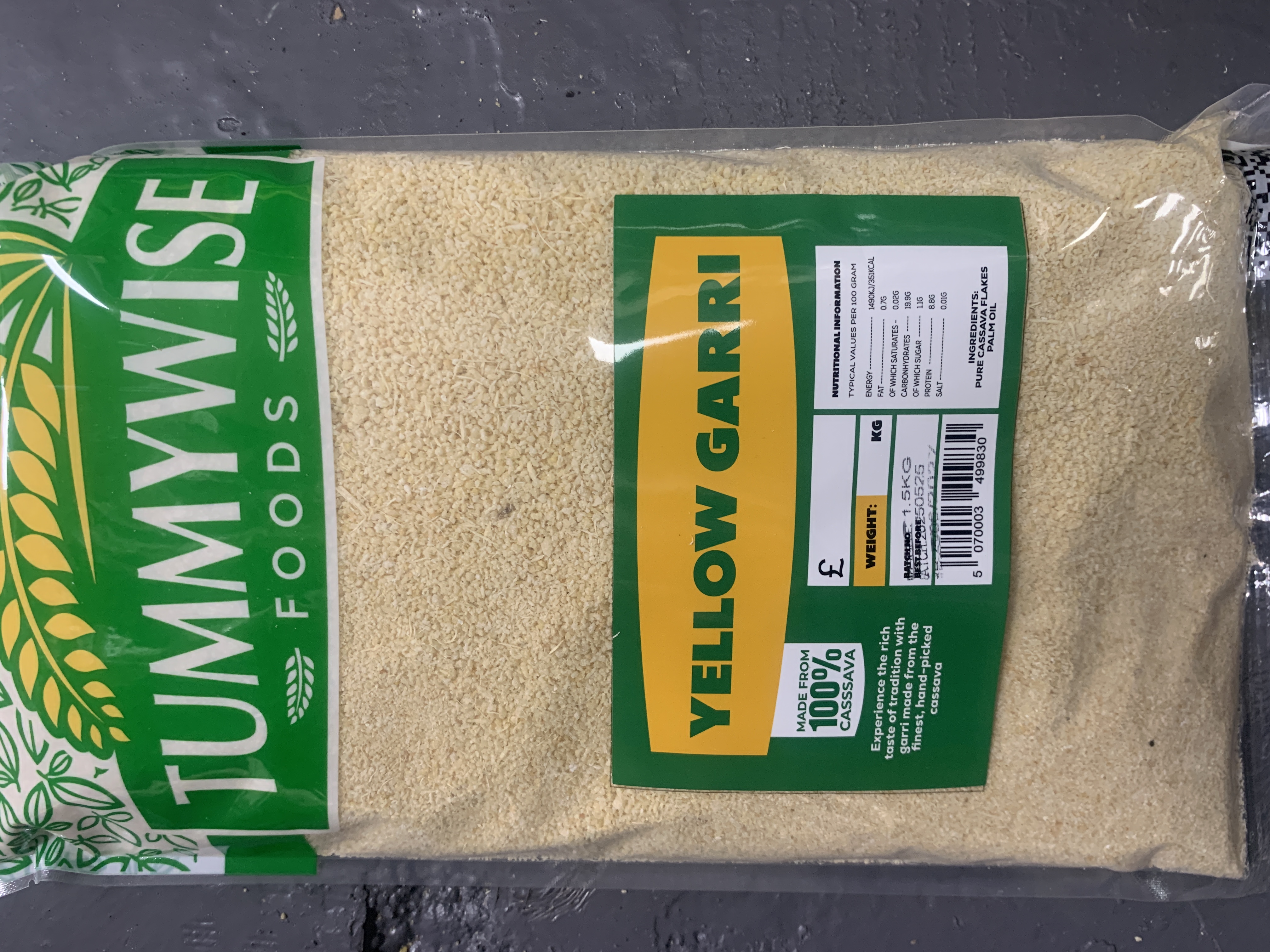 Tummywise Foods Yellow Garri 1.5kg