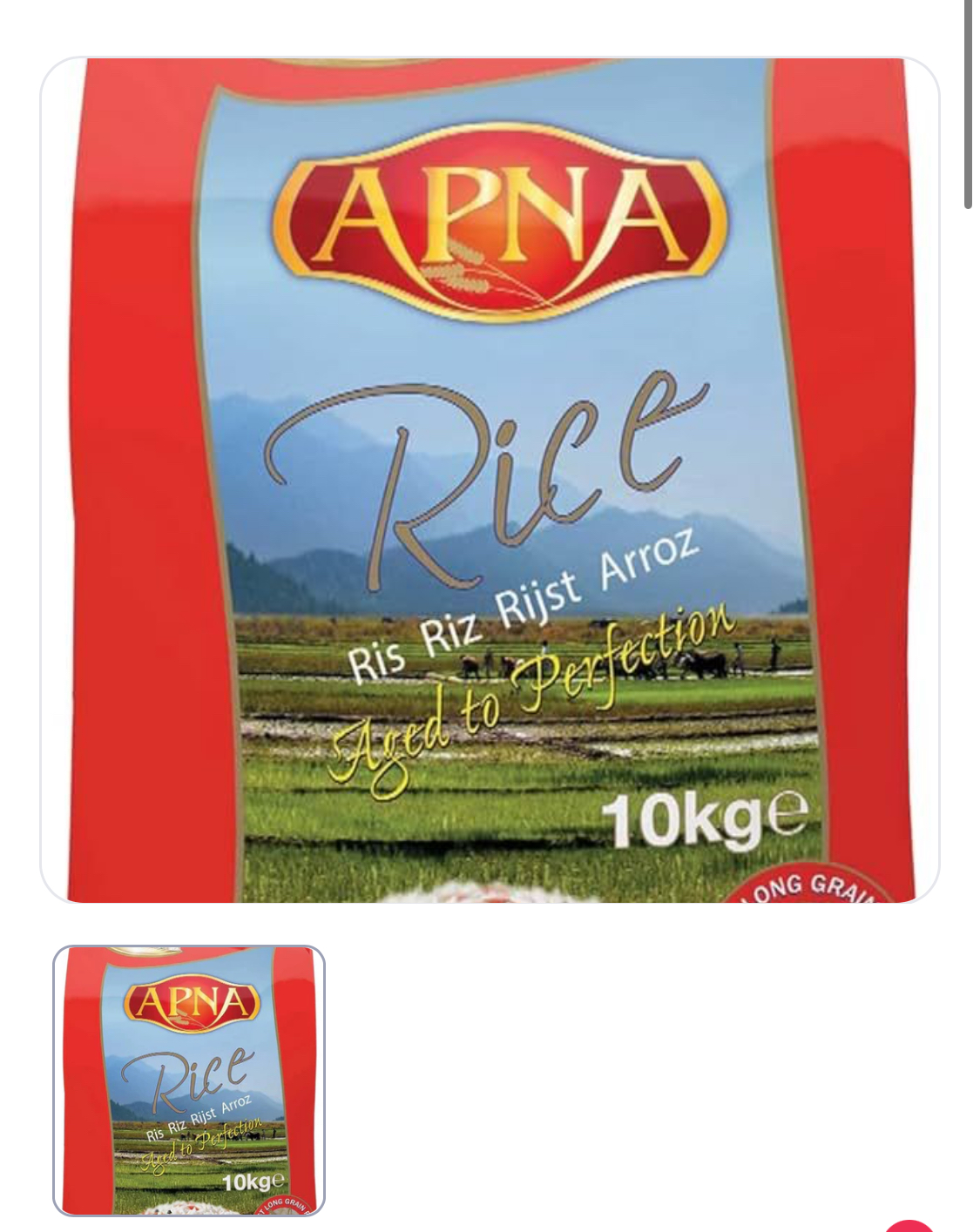 Apna Long Grain Rice 10kg