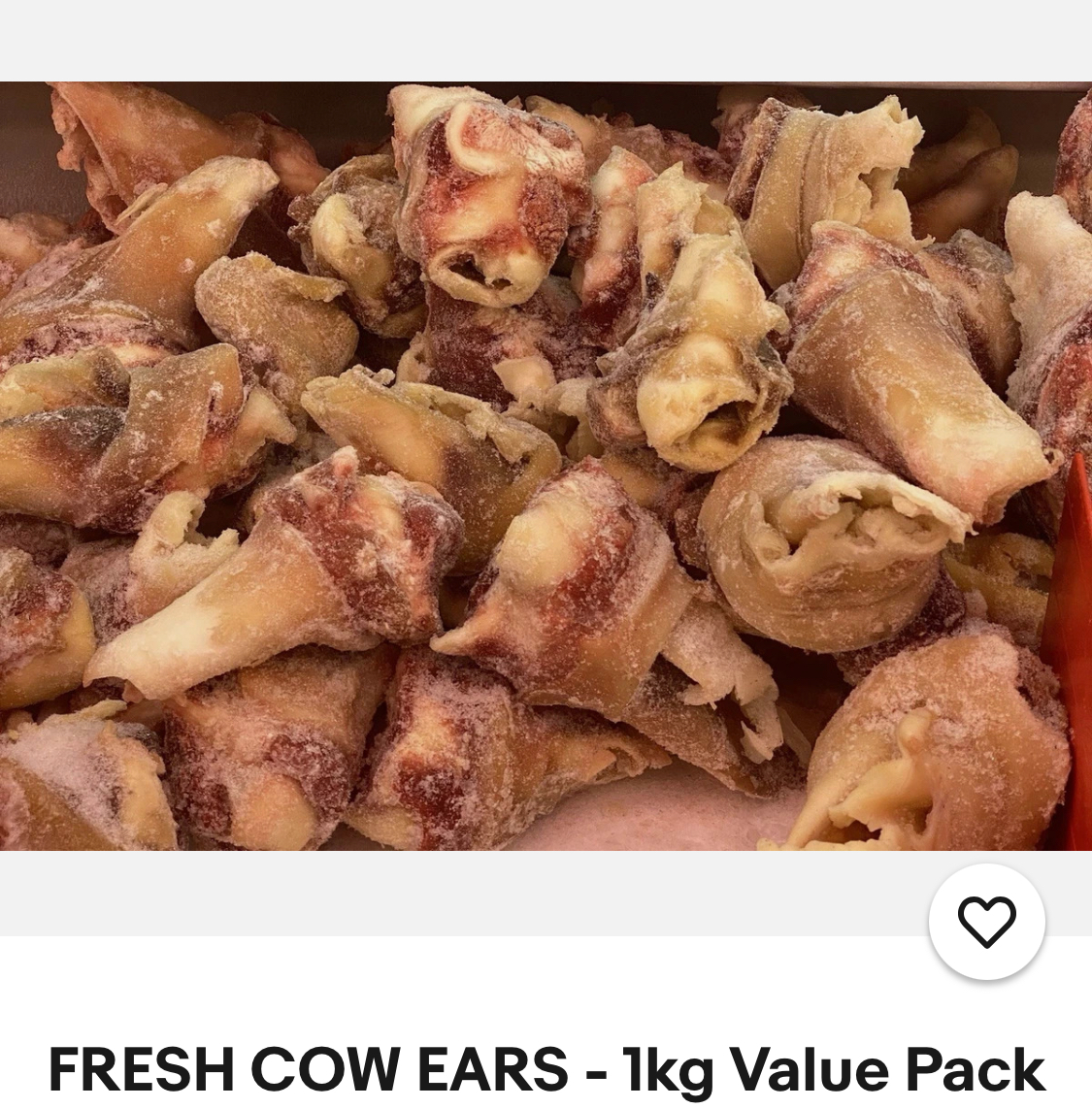 Beef Ears 1kg Value Pack