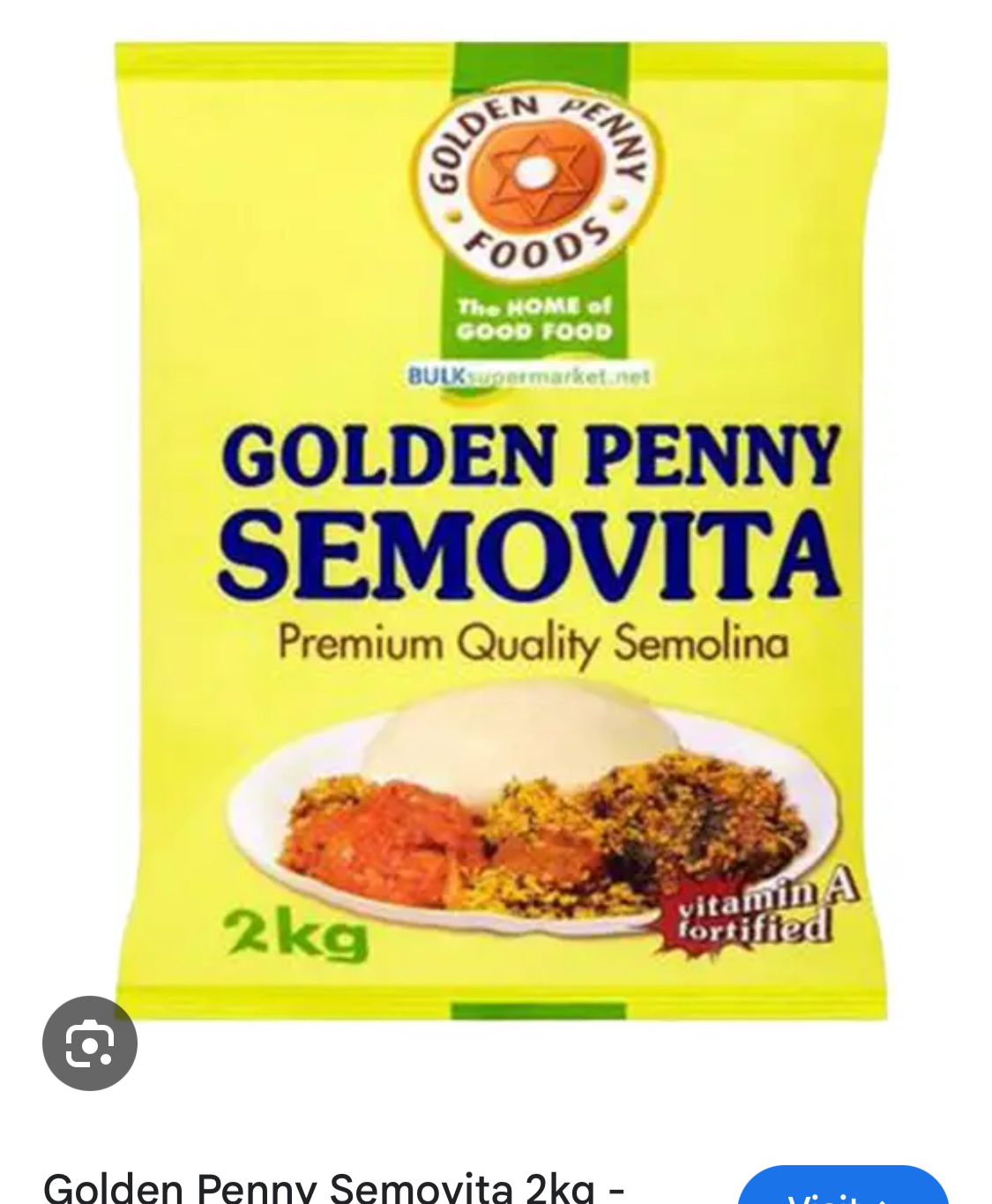 Golden Penny Semovita 2kg